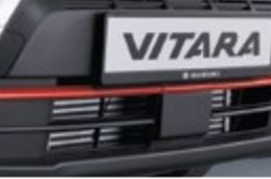 Накладка переднього бампера центральна (34308)