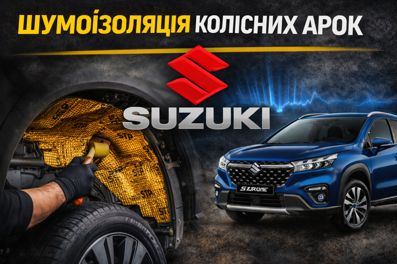 Шумоізоляція передніх арок (50710)